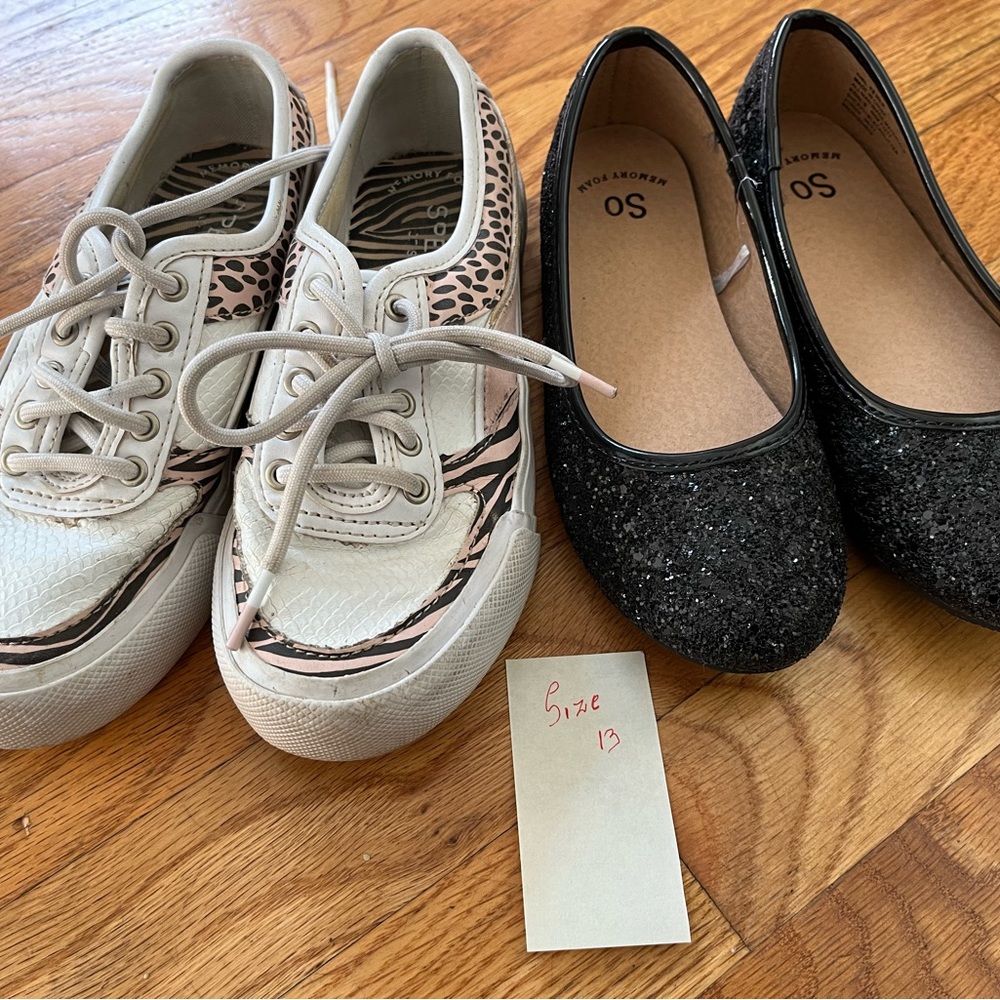 Size 13 girl shoes
